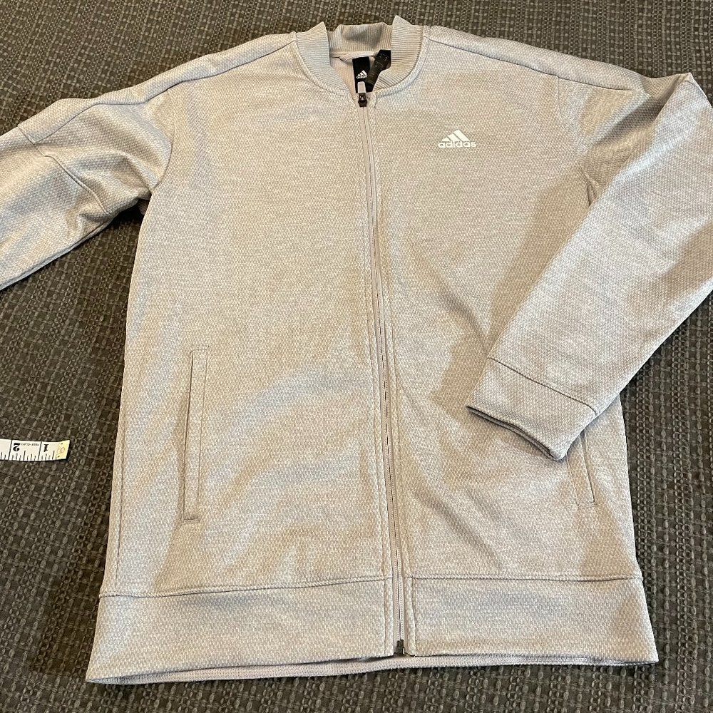 ADIDAS athletic bomber jacket (Climawarm) - Size M - Grey
